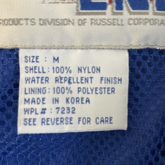 VTG 80s Sydney University Blue Windbreaker Coach Athlete Jacket Australia Men M - Picture 13 of 15